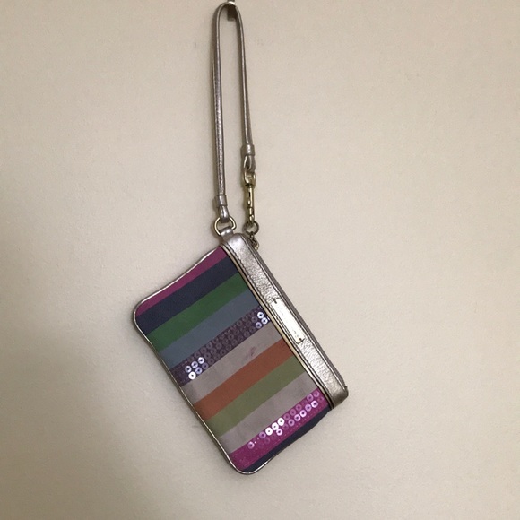 Coach Corner Zip Wristlet - Picture 2 of 3